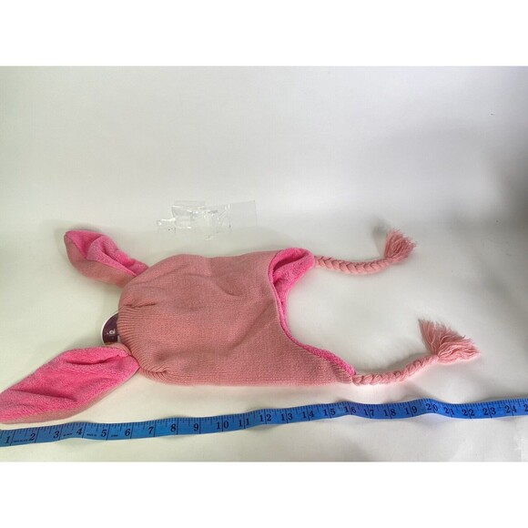 A Christmas Story Deranged Easter Bunny Pink Laplander Beanie Cap Hat Adult - Picture 7 of 7
